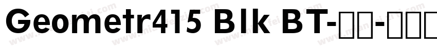 Geometr415 Blk BT-普通字体转换